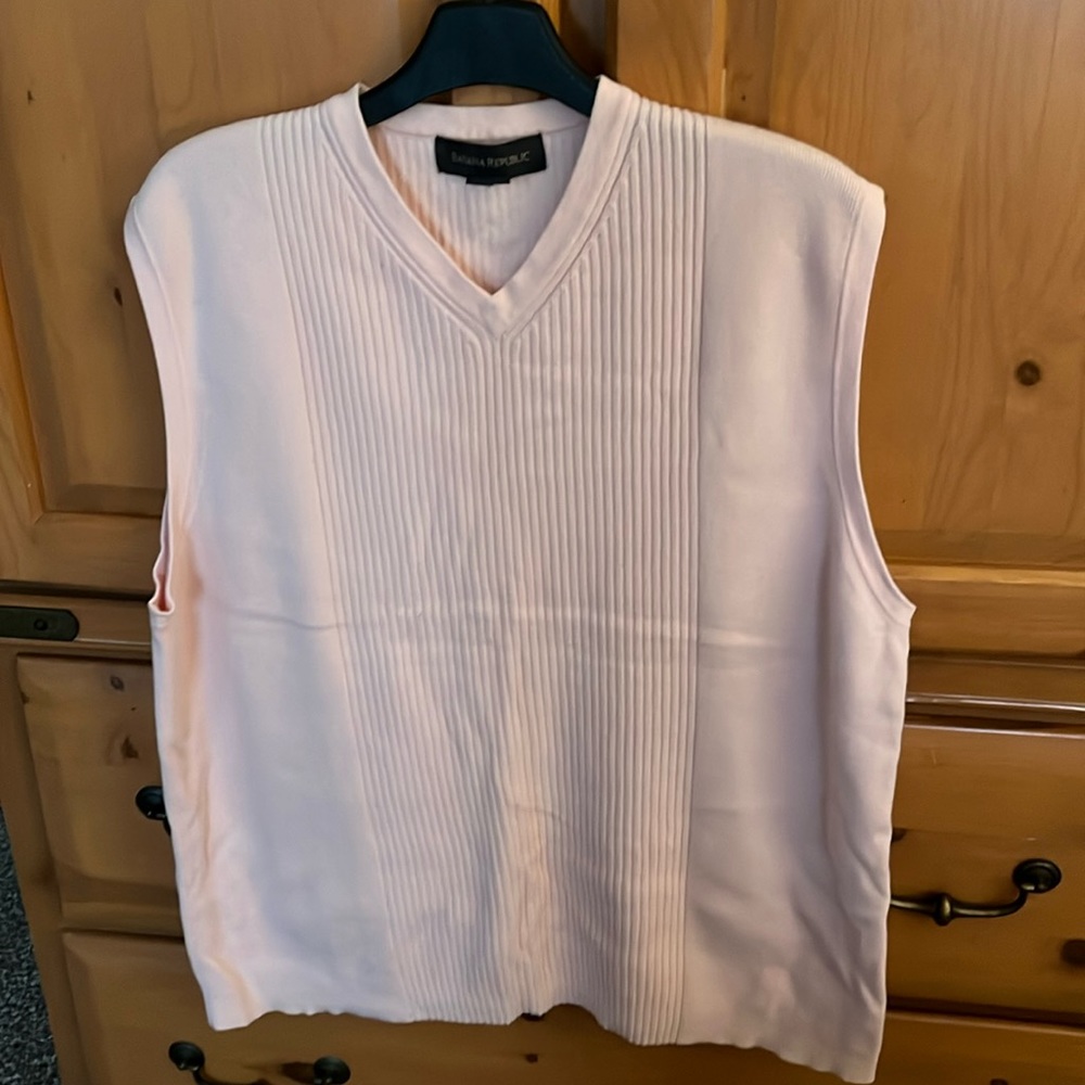 Men’s Pink Sweater Vest